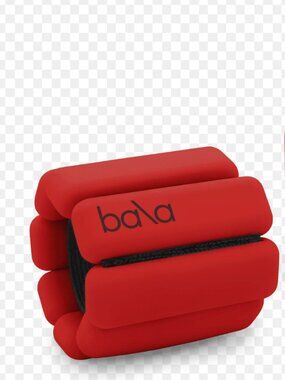 Bala Bangles Wrist & Ankle Weights Red 1 lb each, 2 lbs total